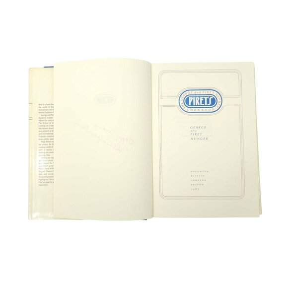 Piret's The George and Piret Munger Cookbook Autographed Hardcover Dust Jacket - Picture 3 of 16